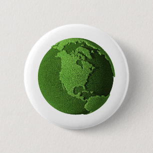 Grüne Erde Button