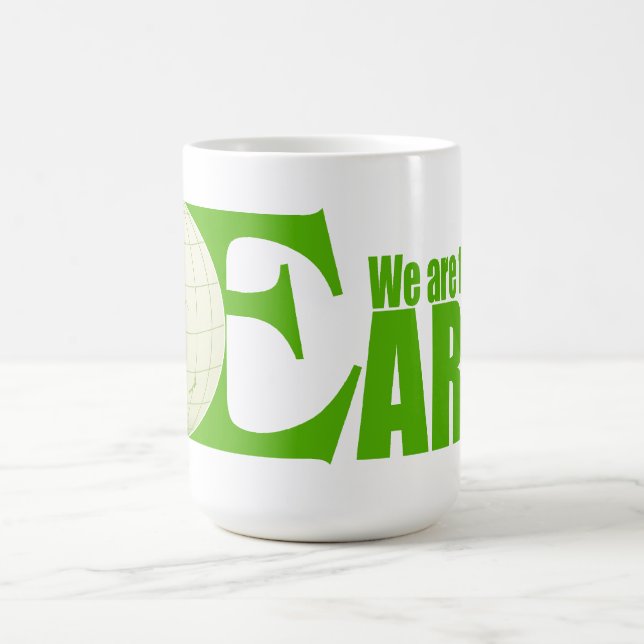 Grüne Erde Kaffeetasse (Mittel)