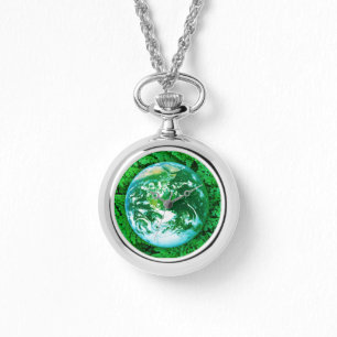 Grüne Erde - Umweltbewusstsein Armbanduhr