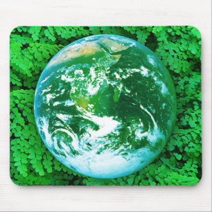 Grüne Erde - Umweltbewusstsein Mousepad