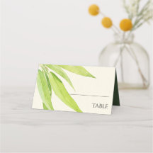 GRÜNE EUCALYPTUS-BLÄTTER WATERCOLOR FOLIAGE LEAF