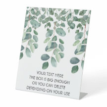 Grüne Eukalyptus-Blätter. Stil: Opak