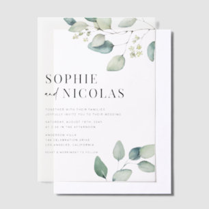 Grüne Eukalyptus-Hochzeit
