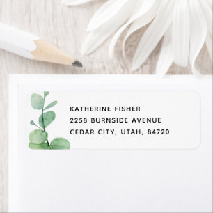 Grüne Eukalyptus Hochzeiten. Botanische Wasserfarb
