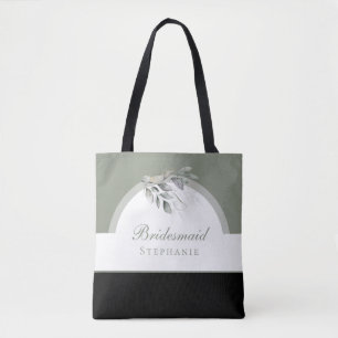 Grüne Eukalyptus Wedding Tote Bag