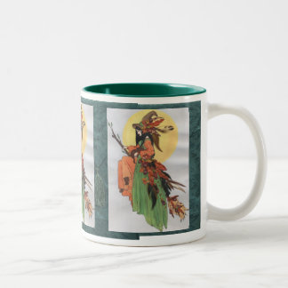 grüne Fallhexeschale Zweifarbige Tasse