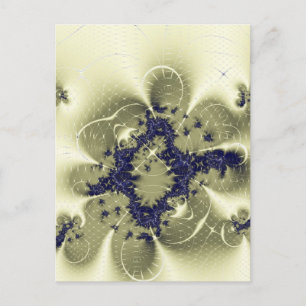 Grüne Fantasie Postkarte