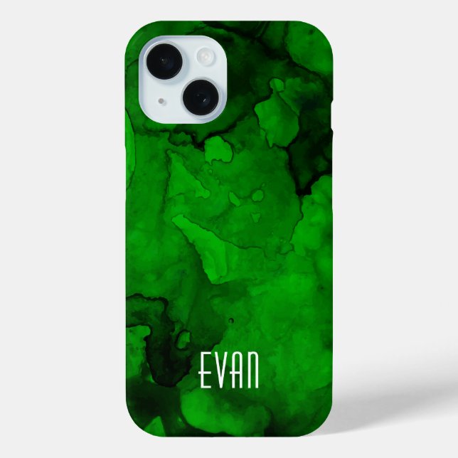 Grüne Farbe Case-Mate iPhone Hülle (Rückseite)