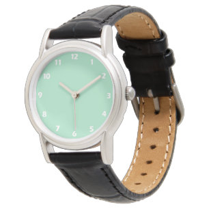 Grüne Farbe des Meeresbodens Armbanduhr