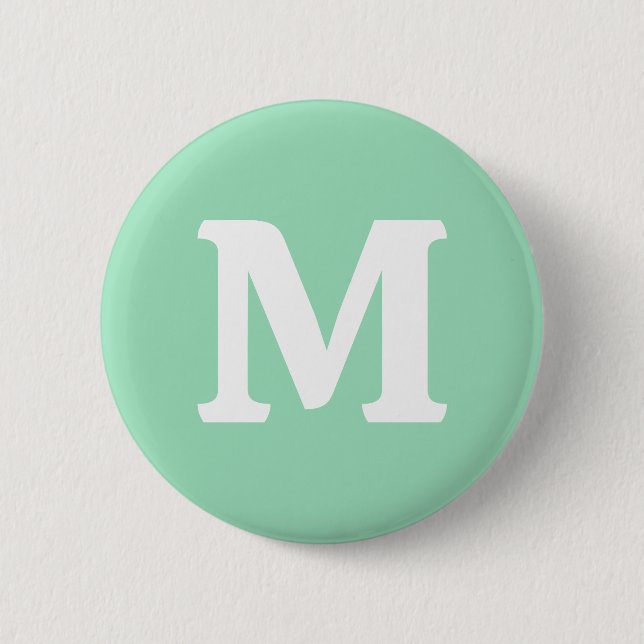 Grüne Farbe des Meeresbodens Button (Vorderseite)