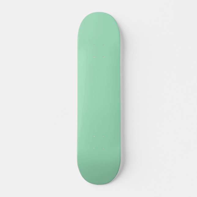 Grüne Farbe des Meeresbodens Skateboard (Vorne)