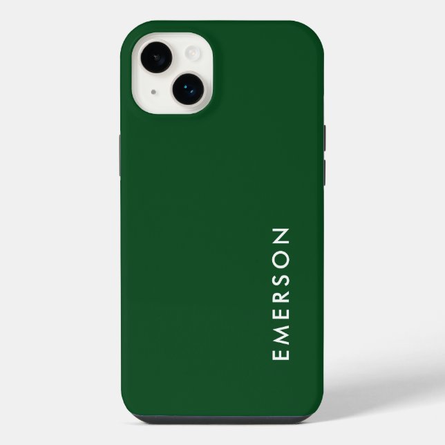 grüne Farbe des Pins iPhone Hülle (Rückseite)