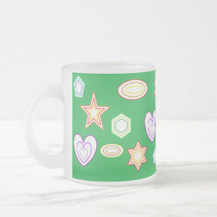 Grüne Farbformen Tasse