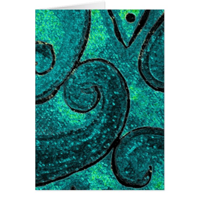 Grüne Farnfronte NZ Koru, Piko piko oder Fiddlehea (Vorne)