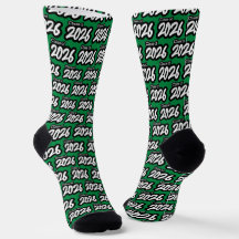 Grüne, fette Brush-Klasse der Socken 2026