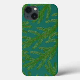 Grüne Fichtenbäume und Zweige Case-Mate iPhone Hülle