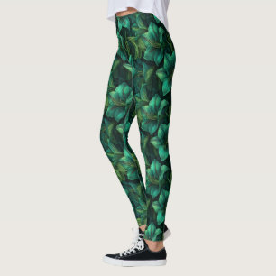 Grüne Fitness Mode Amaryllis Luxusgeschenke für Leggings
