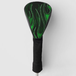 Grüne Flammen Golf Headcover