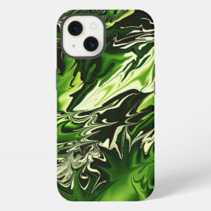 Grüne Flammen iPhone Hülle