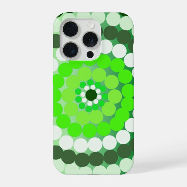 Grüne Flecken,   iPhone Hülle (Rückseite)