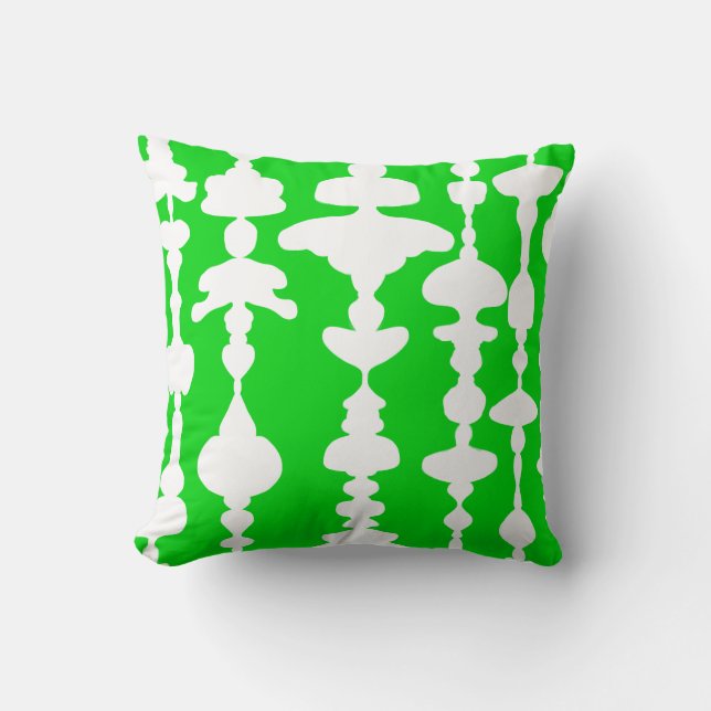 Grüne Flut Kissen (Vorderseite)