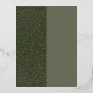 Grüne Foil-Postkarte teilen - individuell einstell Folien Feiertagspostkarte