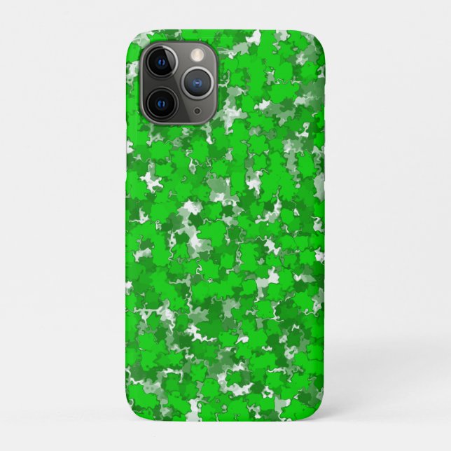 Grüne Foliage für abstrakte Kunstgestaltung Case-Mate iPhone Hülle (Rückseite)