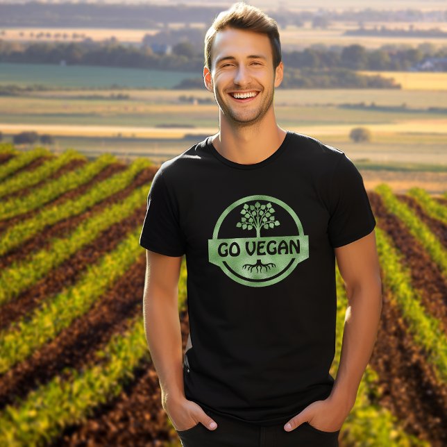 Grüne Folie Vegan (unisex), Aktivismus T-Shirt (Von Creator hochgeladen)