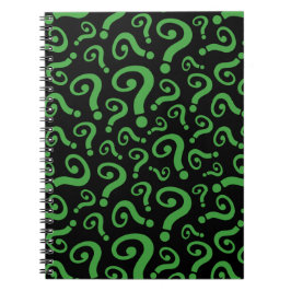 Grüne Frage Notizblock