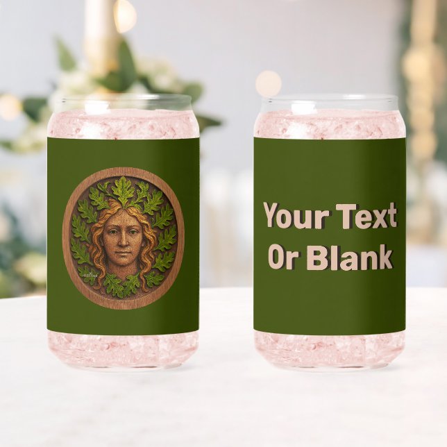 Grüne Frau - Holz Dosenglas (Insitu (Hochzeit))