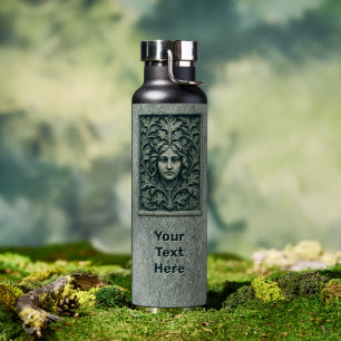 Grüne Frau - Stein Trinkflasche