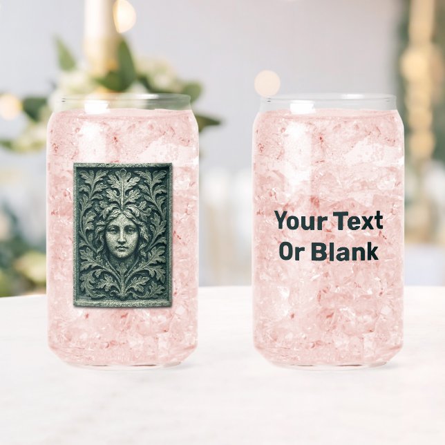 Grüne Frau - Stone Dosenglas (Insitu (Hochzeit))