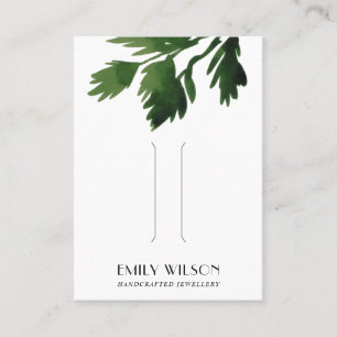 GRÜNE FRIANDERHAIR CLIP DISPLAY CARD VISITENKARTE