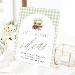 Grüne Frische aus dem Markt Terminabend Ideen unte Sockelschild