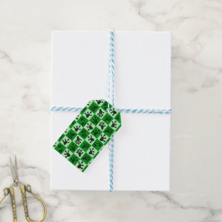 Grüne Froschfüße Whimsical-Tierfährten Geschenkanhänger