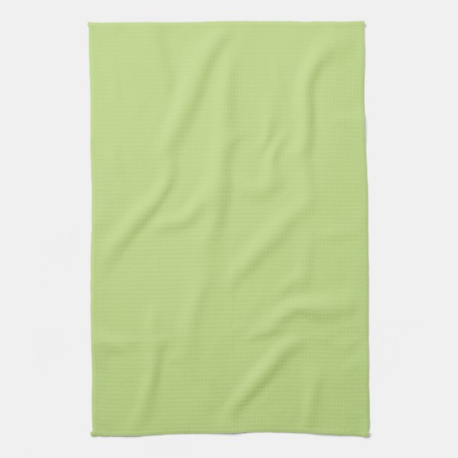Grüne Frühlingsfarbe angepasst Küchentuch (Vertikal)