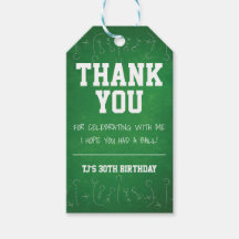 Grüne Fußball Sport Geburtstagsparty Gefallen Tag