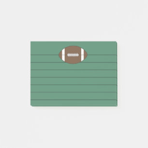 Grüne Fußball-Sport-Post-it-Notiz-Geschenk Post-it Klebezettel
