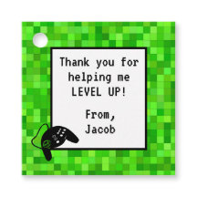 Grüne Gamer-Pixel | Benutzerdefinierte Geburtstags