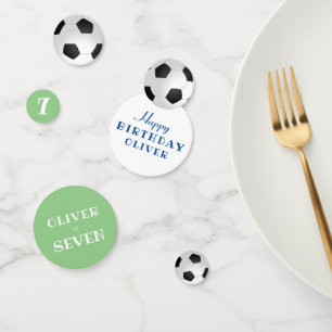 Grüne Geburtstagsparty Fußball Fußball Geburtstags Konfetti