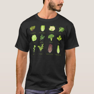 Grüne Gemüse Niedlich gesunder Salat Liebe Vegg T-Shirt