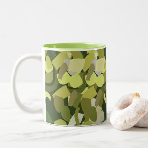 Grüne Gemüse Veggies Zweifarbige Tasse