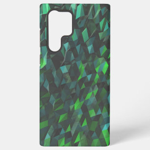 Grüne geometrische Polygone Galaxy S22 Hüllen Samsung Galaxy Hülle