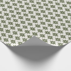 Grüne geometrische Spitzen Moderne Geschenkpapier