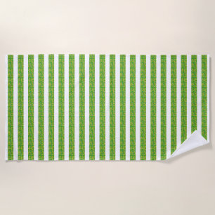 Grüne geometrische Strandtücher