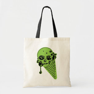 Grüne Gift-Eiscreme-Tüte Tragetasche