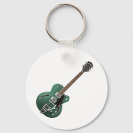 Grüne Gitarre Schlüsselkette Schlüsselanhänger