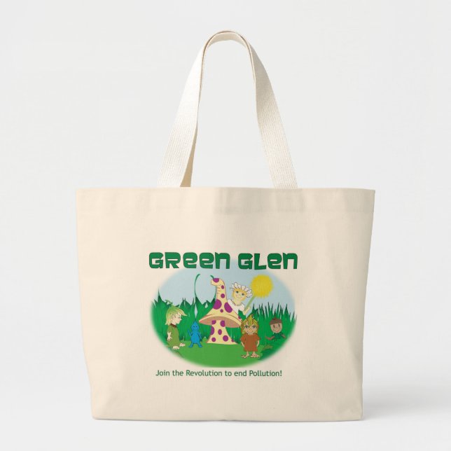 Grüne Glen-Gruppen-Bio Tasche 2 (Vorne)