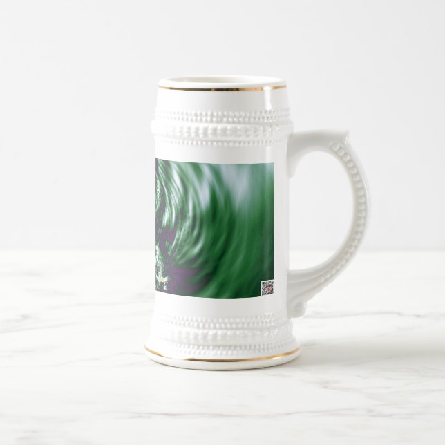 Grüne Glocke Bierglas (Rechts)