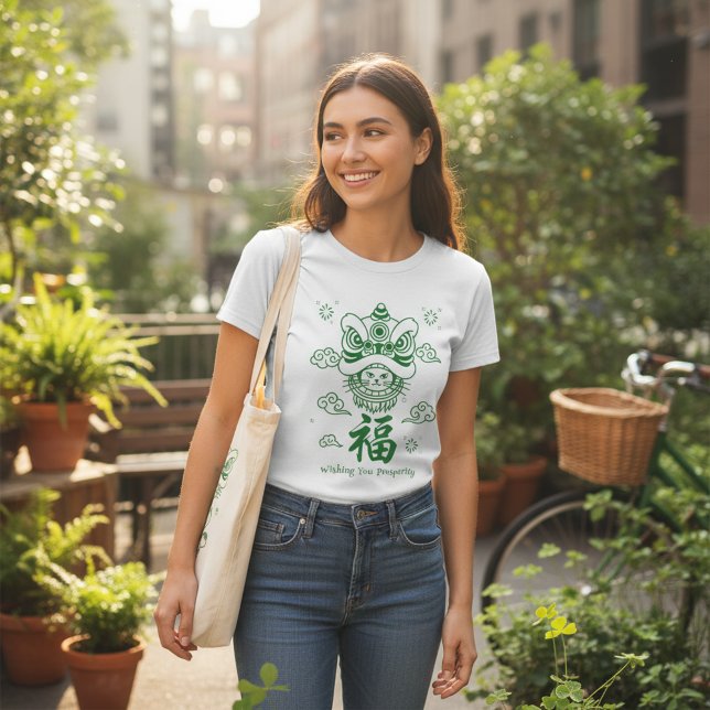 Grüne Glückskatze St. Patrick’s Day Kunst T-Shirt (Von Creator hochgeladen)